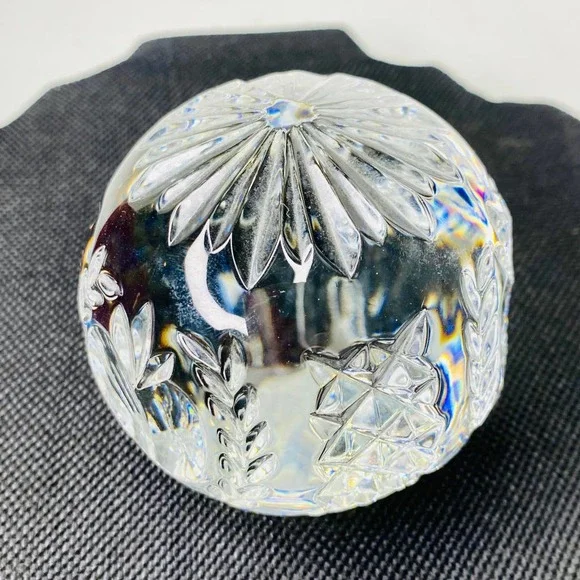 Waterford Lead Crystal Times Square 2001 Paperweight Original Sticker Signed - Picture 4 of 10